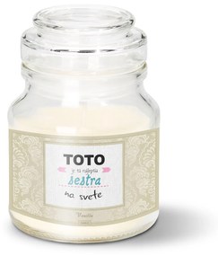 Sablio Sviečka Toto je tá najlepšia sestra na svete - 120 g