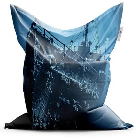 Sablio Sedací vak Vrak lode na dne mora - 150x100 cm