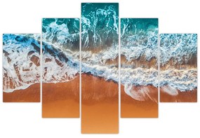 Obraz morskej pláže (150x105 cm)