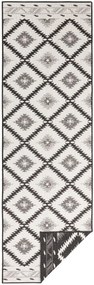 NORTHRUGS - Hanse Home koberce Kusový koberec Twin Supreme 103429 Malibu black creme – na von aj na doma - 80x250 cm