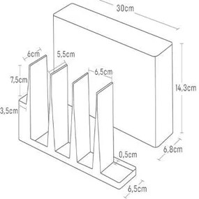 Kovový stojan na kuchynské náčinie Tower – YAMAZAKI