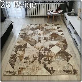 Dekorstudio Moderný koberec LUXESS vzor 28 béžový Rozmer koberca: 140x190cm