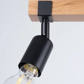 Sollux SL.1297 - Bodové svietidlo ZUCA 3xE27/15W/230V čierna