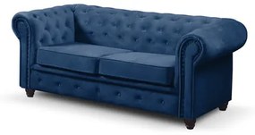 Pohovka Infinity Chesterfield II Modrá