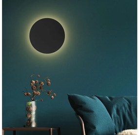Nástenné svietidlo LUNA 4xG9/8W/230V pr. 40 cm čierna