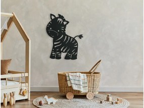 drevko Detská nálepka na stenu Zebra Rozmer obrazu: 40,5 x 32,5 cm, Farba dekorácie: Čierna