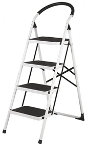 4Home Skladacie oceľové schodíky Steps, 4 stupne, 4 stupne