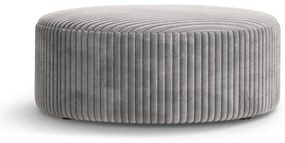 Svetlosivý menčestrový taburet Dia – Micadoni