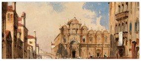 Obraz - Jules-Romain Joyant, The Scuola di San Marco, Venice, reprodukcia (120x50 cm)
