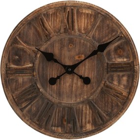 Nástenné hodiny s rímskymi číslicami Placide - Ø 40 * 5 cm