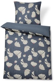 Posteľná bielizeň z mikrovlákna, štandardná veľkosť, tmavomodrá