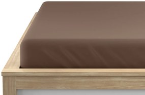 Jersey plachta EXCLUSIVE tmavohnedá 200 x 220 cm
