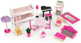 Eco Toys, Drevený domček s výťahom a šmýkačkou xxl