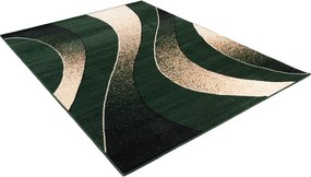 Kusový koberec TAPIS Waves - zelený/béžový