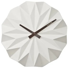Nástenné hodiny KA5531WH Karlsson, Origami, 27cm
