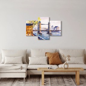 Obraz - Maľba mesta (90x60 cm)