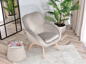 Relaxačné kreslo Merch (béžová). Akcia -21%. Vlastná spoľahlivá doprava až k Vám domov. 1136112