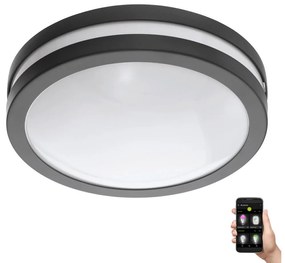Eglo Eglo 33571 -LED Stmievateľné kúpeľňové svietidlo LOCANA-C LED/14W/230V IP44 čierna EG33571