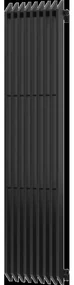 Mexen Aurora dekoratívny radiátor 1800 x 450 mm, 1347 W, Čierna - W212-1800-450-00-70