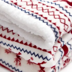 Deka TEKKEN so snehovými vločkami a sobmi 866154