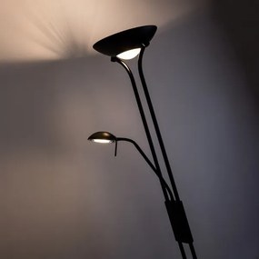 Brilagi - Stmievateľná stojacia lampa SCARLETT 1xR7s/230W/230V + 1xG9/40W čierna