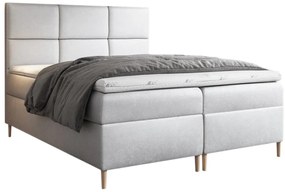 Čalúnená posteľ boxspring GRETA + úložný priestor + vrchný matrac - fancy 90 / 180x200