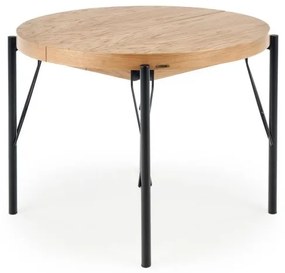 Rozkladací jedálenský stôl INFERNO 100-300 cm, prírodný dub
