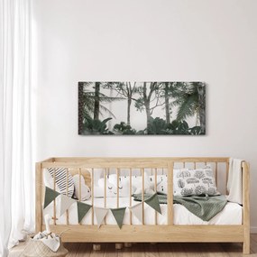 Obraz - Jungle v rannej hmle (120x50 cm)