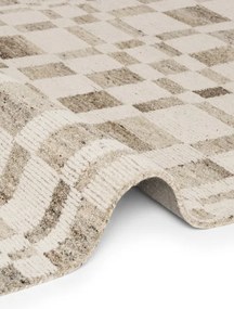 Koberec BOHO Structa kremový / hnedý