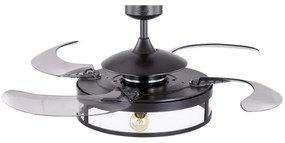 FANAWAY 212927 - LED Stropný ventilátor CLASSIC 3xE27/4W/230V čierna + DO