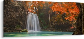 Obraz - Vodopád v Thajsku (120x50 cm)