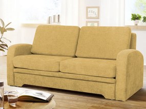 Pohovka s rozkladom Impuls, žltá látka