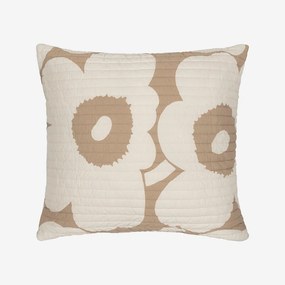 Marimekko Vankúš Unikko 60x60cm béžový vrátane výplne