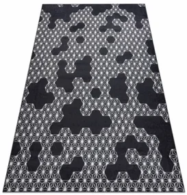 Koberec HEOS 78547 HEKSAGON PUZZLE antracyt / krém
