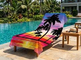 Rýchloschnúca XXL plážová osuška SERIVA farebná 150 x 210 cm, 100% mikrovlákno