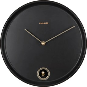 XXXLutz NÁSTENNÉ HODINY čierna 30 cm Karlsson - Hodiny - 007143018301