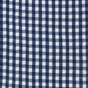 Bielo-tmavomodré krepové obliečky na jednolôžko 140x200 cm Bæk&amp;Bølge – JUNA