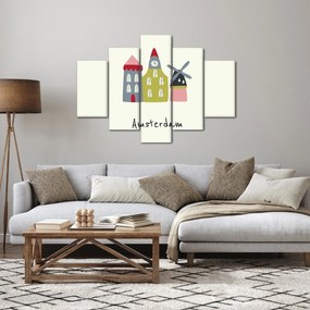 Obraz - Mestá Európy N⁰4 (150x105 cm)