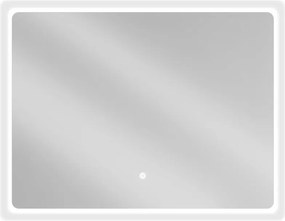 Mexen Sun, LED kúpeľňové zrkadlo s podsvietením 80x60 cm, 6000K, ochrana proti zahmlievaniu, 9807-080-060-611-00