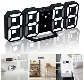 Verk 01458 Digitálne LED hodiny biele