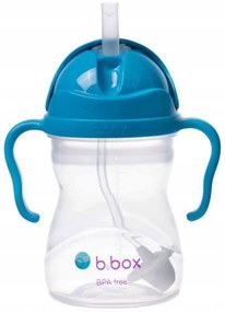 Detská fľaša so slamkou B.BOX Farba: modrá