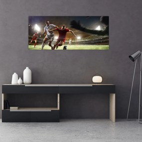 Obraz - Futbalisti v akcii (120x50 cm)