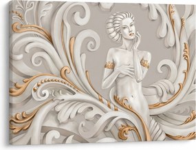 Obraz bohyne v ornamentálnom pozadí (70x50 cm)