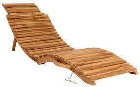 Záhradné ležadlo z tíkového dreva House Nordic Arrieta