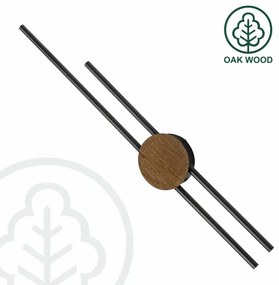 Brilagi - LED nástenné svietidlo WOODY COLLINE LED/15W/230V 80 cm dub orech