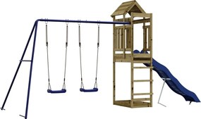 vidaXL Vonkajšia súprava na hranie impregnovaná borovica