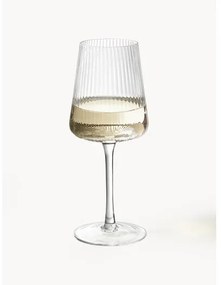Ručne vyrobené poháre na biele víno Cami, 4 ks
