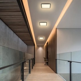 Brilagi - LED Stropné svietidlo SLIMFRAME LED/25W/230V 30x30 cm čierna