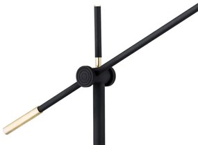 Argon 4735 - Stojacia lampa DETROIT 1xE27/15W/230V čierna