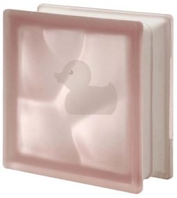 Luxfera Glassblocks pink 19x19x8 cm mat 1908WPINK2S